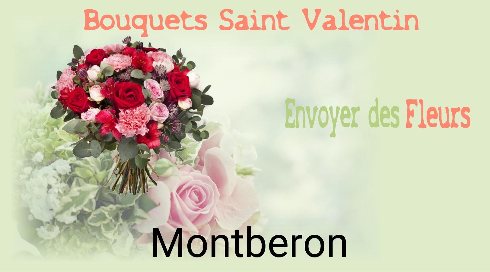Roses de Saint-Valentin livrées à Montberon